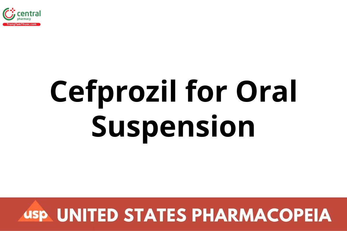 Cefprozil for Oral Suspension 