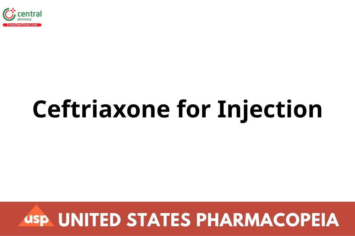 Ceftriaxone for Injection