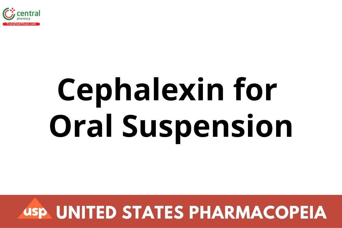 Cephalexin for Oral Suspension - Definition, Identification, Assay - USP 2025 