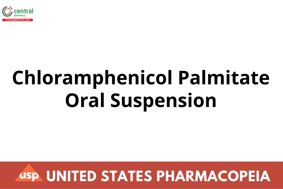 Chloramphenicol Palmitate Oral Suspension