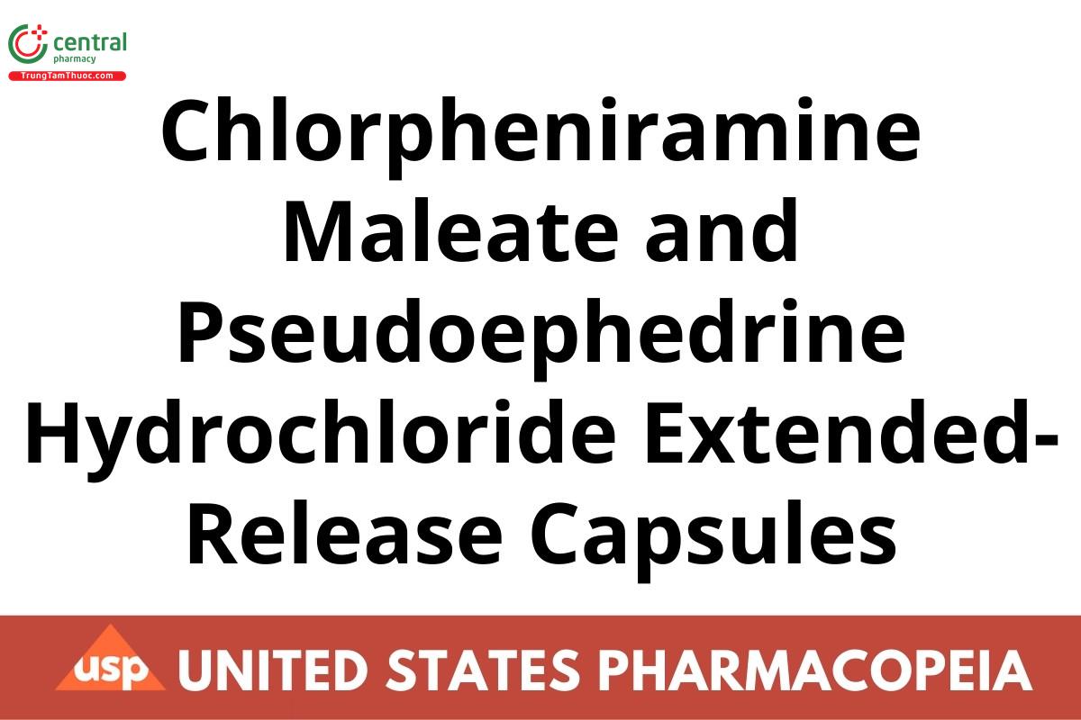 Chlorpheniramine Maleate and Pseudoephedrine Hydrochloride Extended-Release Capsules