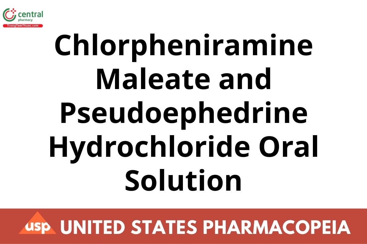 Chlorpheniramine Maleate and Pseudoephedrine Hydrochloride Oral Solution