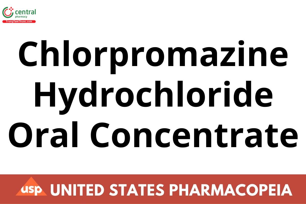 Chlorpromazine Hydrochloride Oral Concentrate