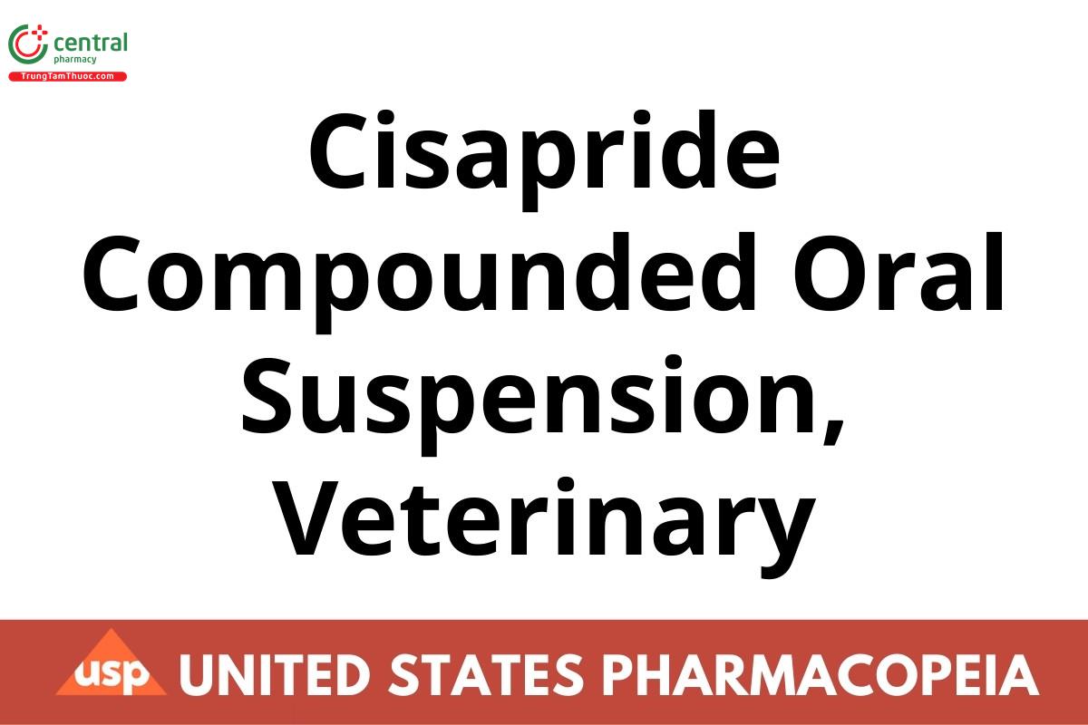 Cisapride Compounded Oral Suspension, Veterinary