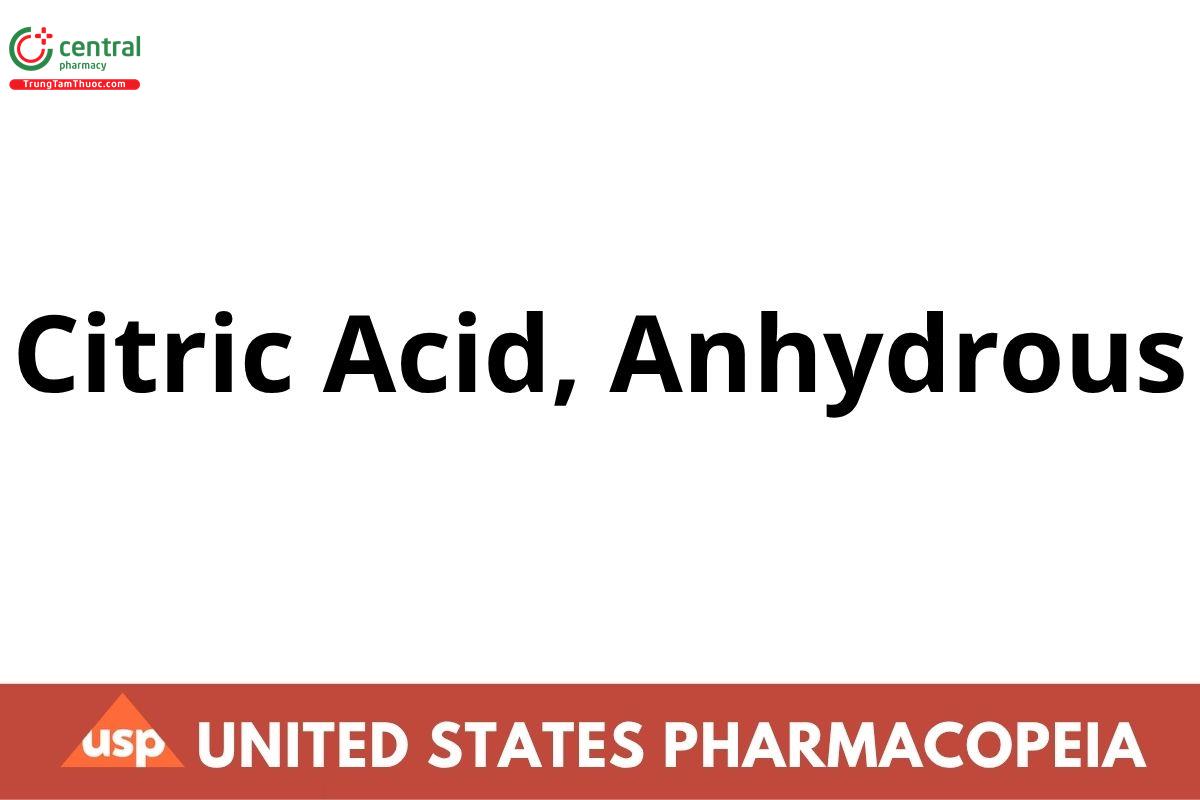 Citric Acid, Anhydrous