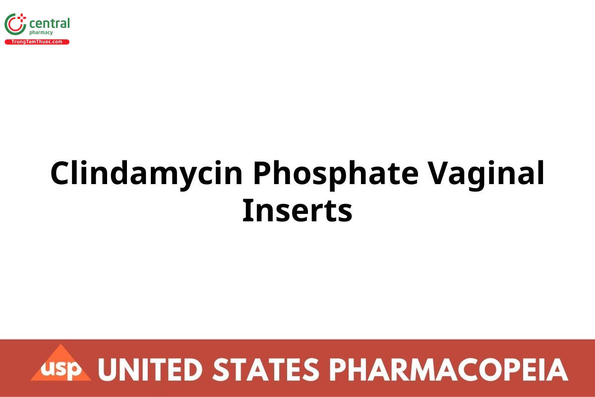 Clindamycin Phosphate Vaginal Inserts