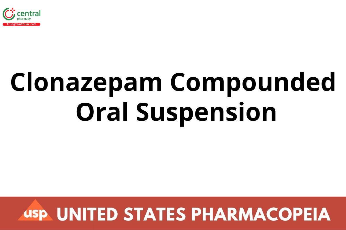 Clonazepam Compounded Oral Suspension