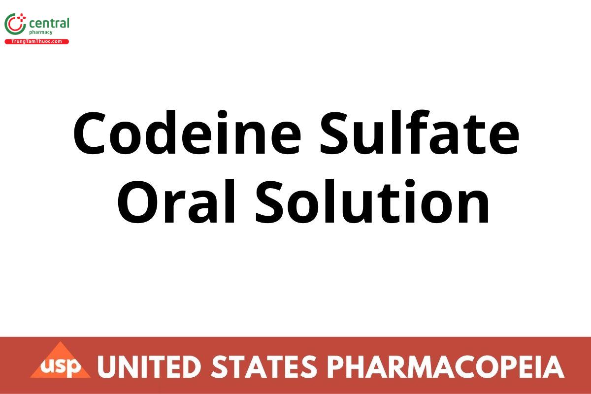 Codeine Sulfate Oral Solution