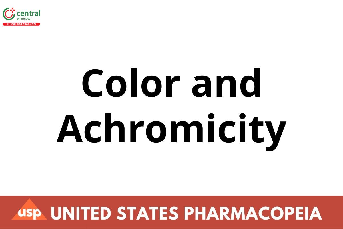 Color and Achromicity