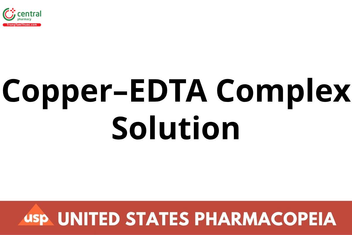 Copper–EDTA Complex Solution
