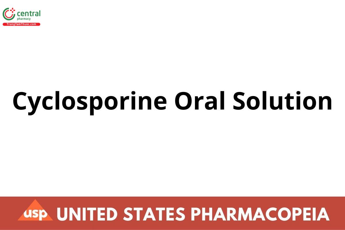Cyclosporine Oral Solution