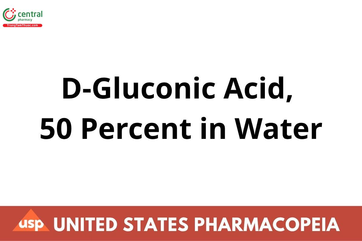 D-Gluconic Acid, 50 Percent in Water,
