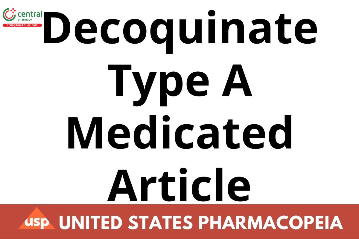 Decoquinate Type A Medicated Article