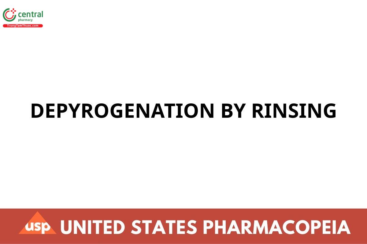 DEPYROGENATION BY RINSING
