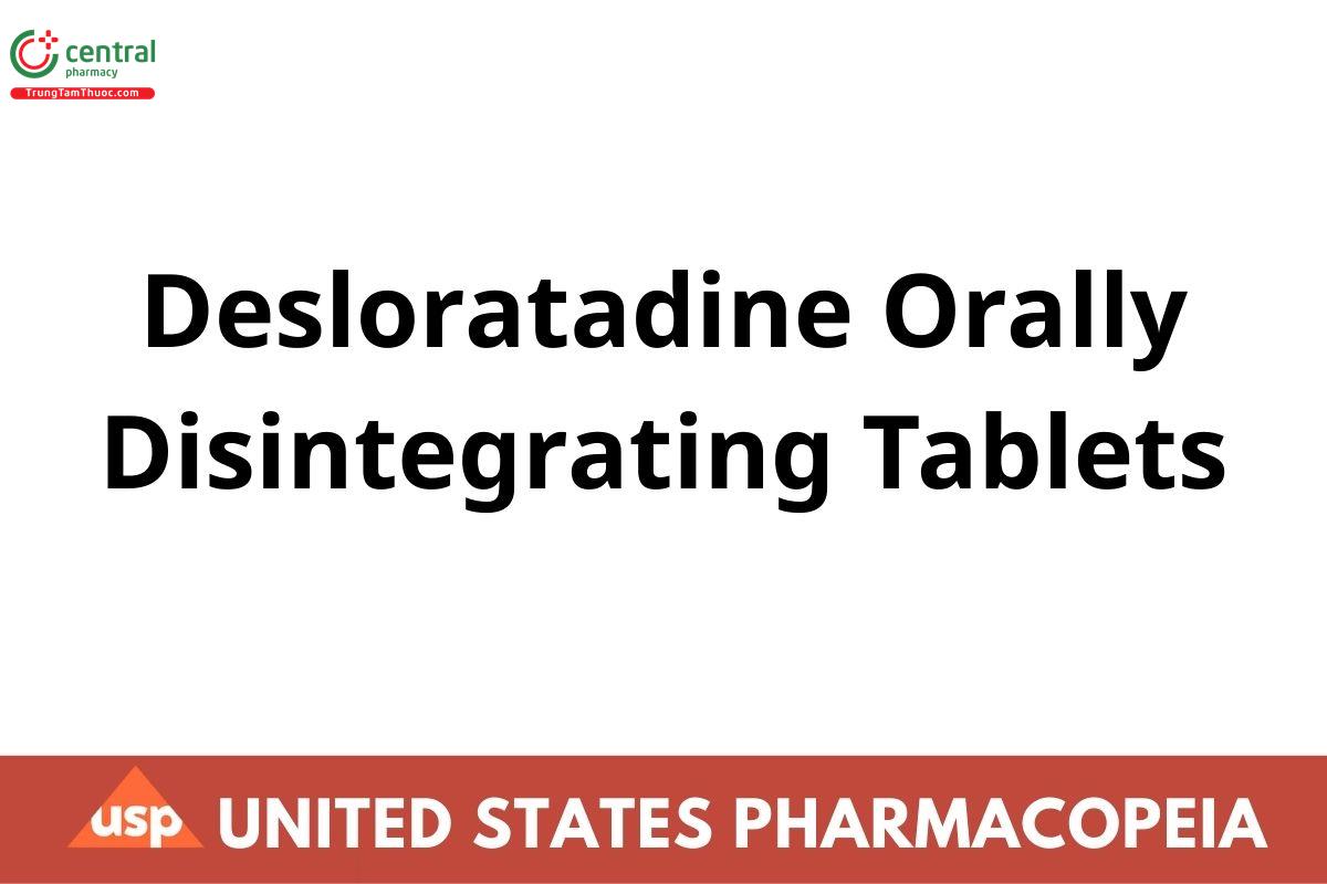 Desloratadine Orally Disintegrating Tablets