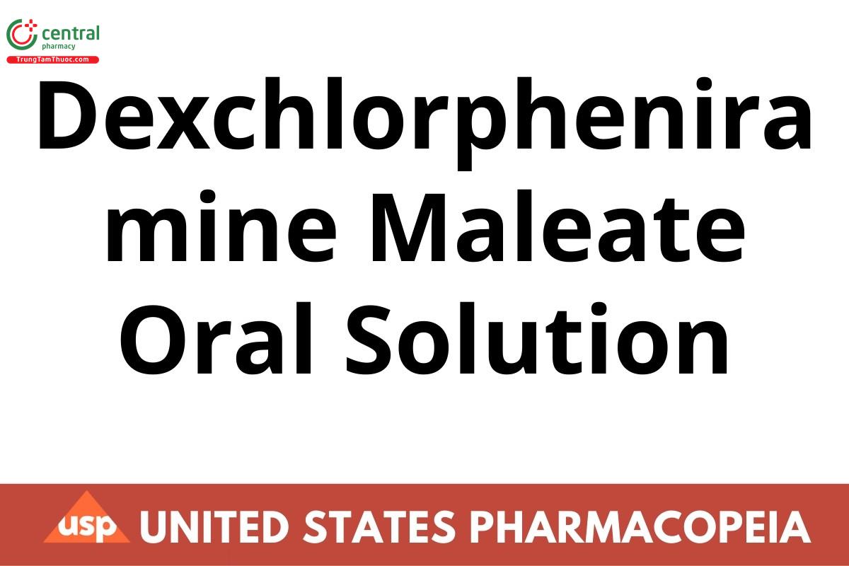 Dexchlorpheniramine Maleate Oral Solution