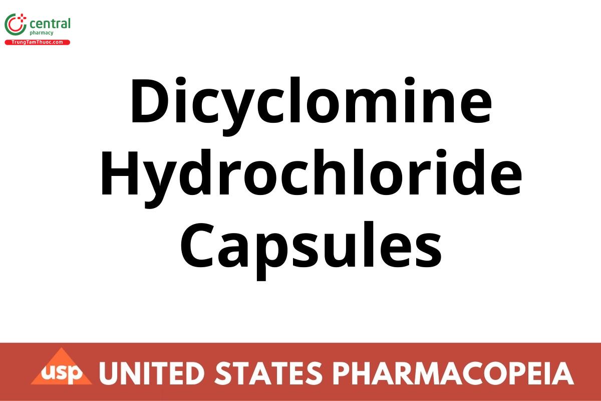 Dicyclomine Hydrochloride Capsules