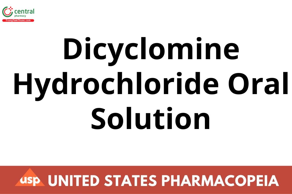 Dicyclomine Hydrochloride Oral Solution