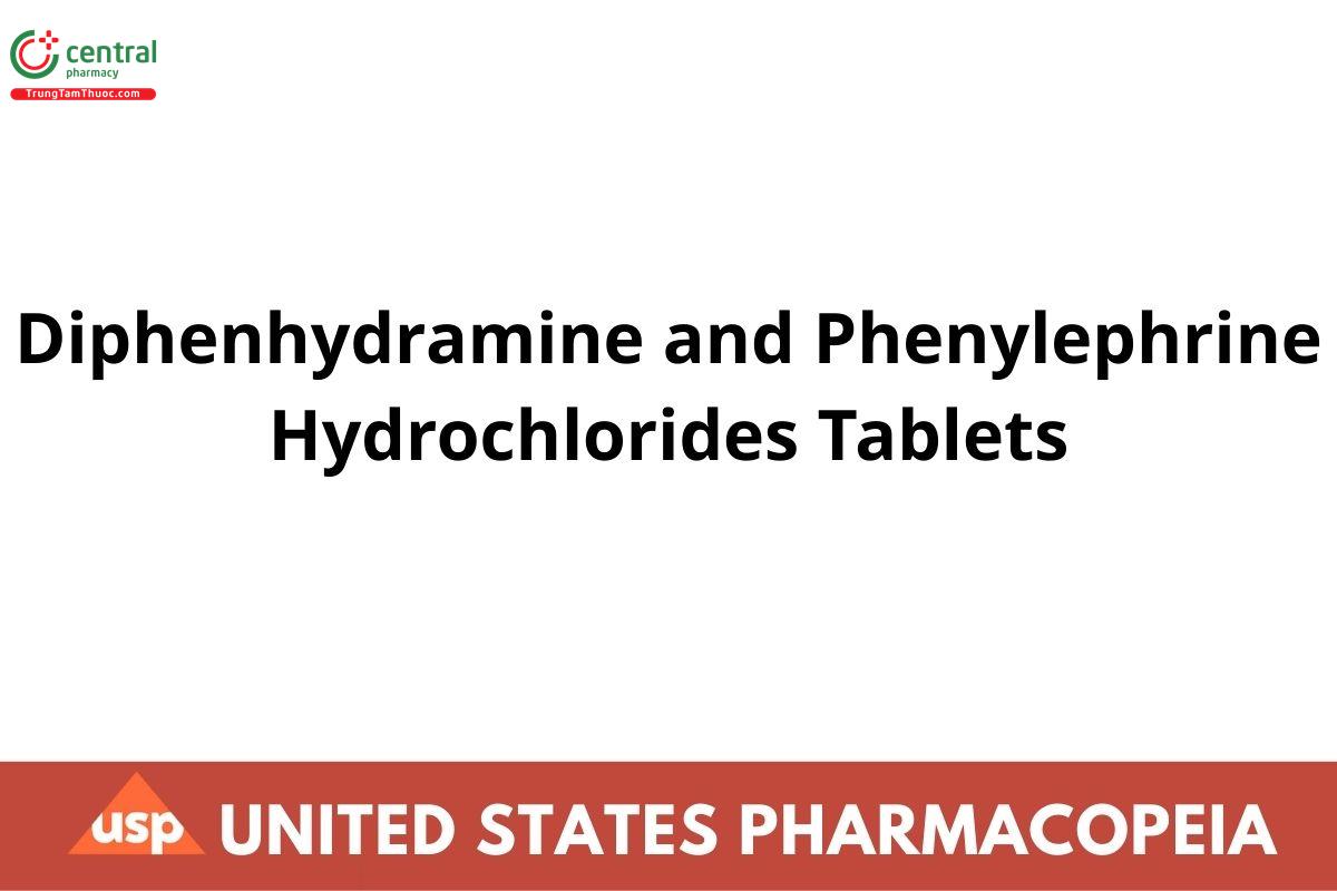 Diphenhydramine and Phenylephrine Hydrochlorides Tablets