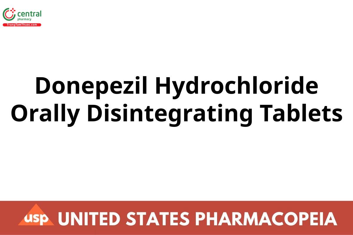Donepezil Hydrochloride Orally Disintegrating Tablets