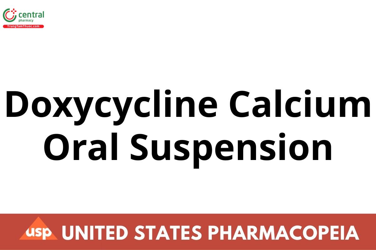 Doxycycline Calcium Oral Suspension