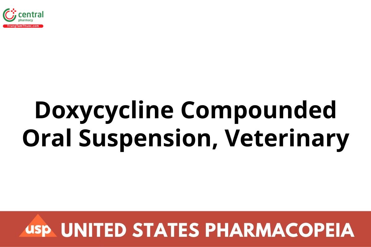 Doxycycline Compounded Oral Suspension, Veterinary