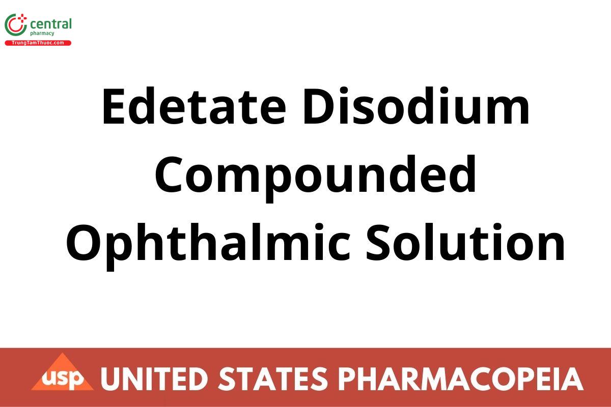 Edetate Disodium Compounded Ophthalmic Solution