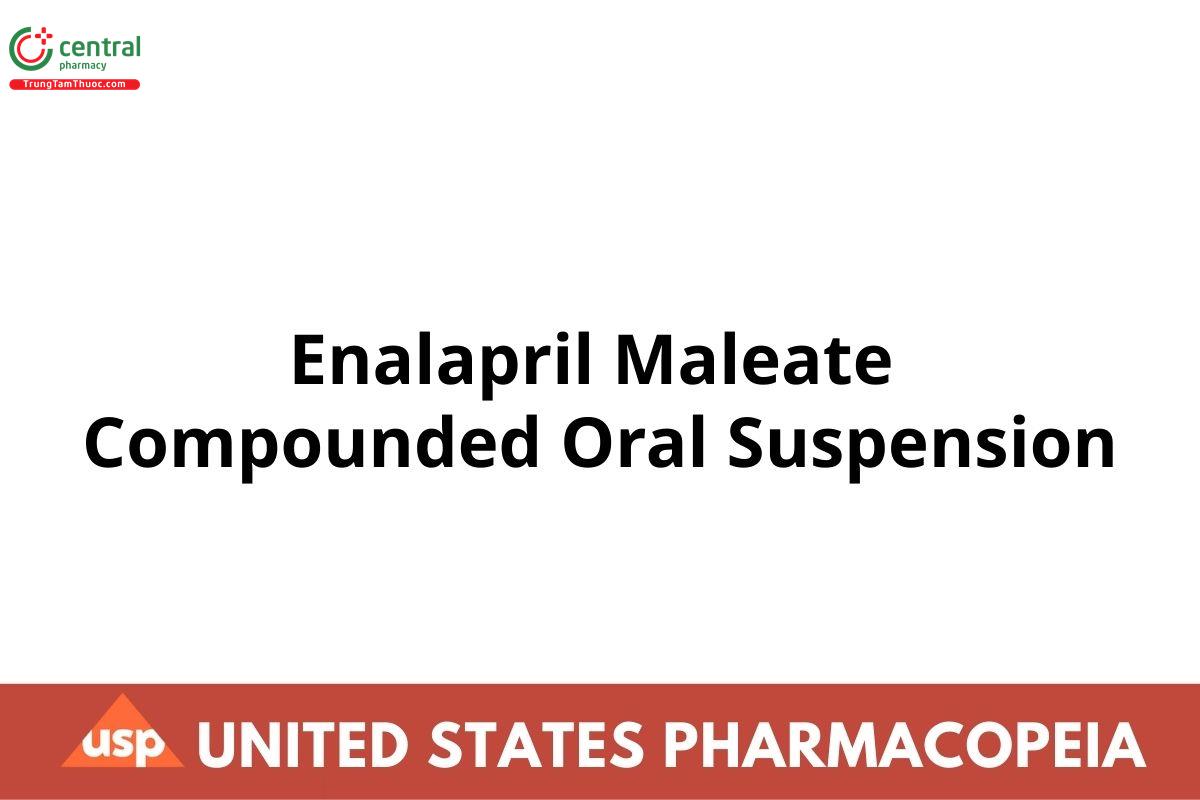 Enalapril Maleate Compounded Oral Suspension