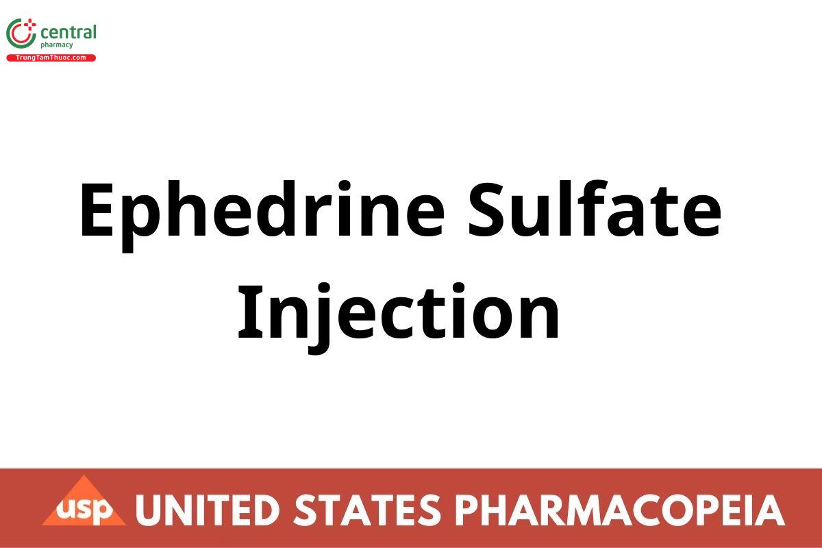 Ephedrine Sulfate Injection