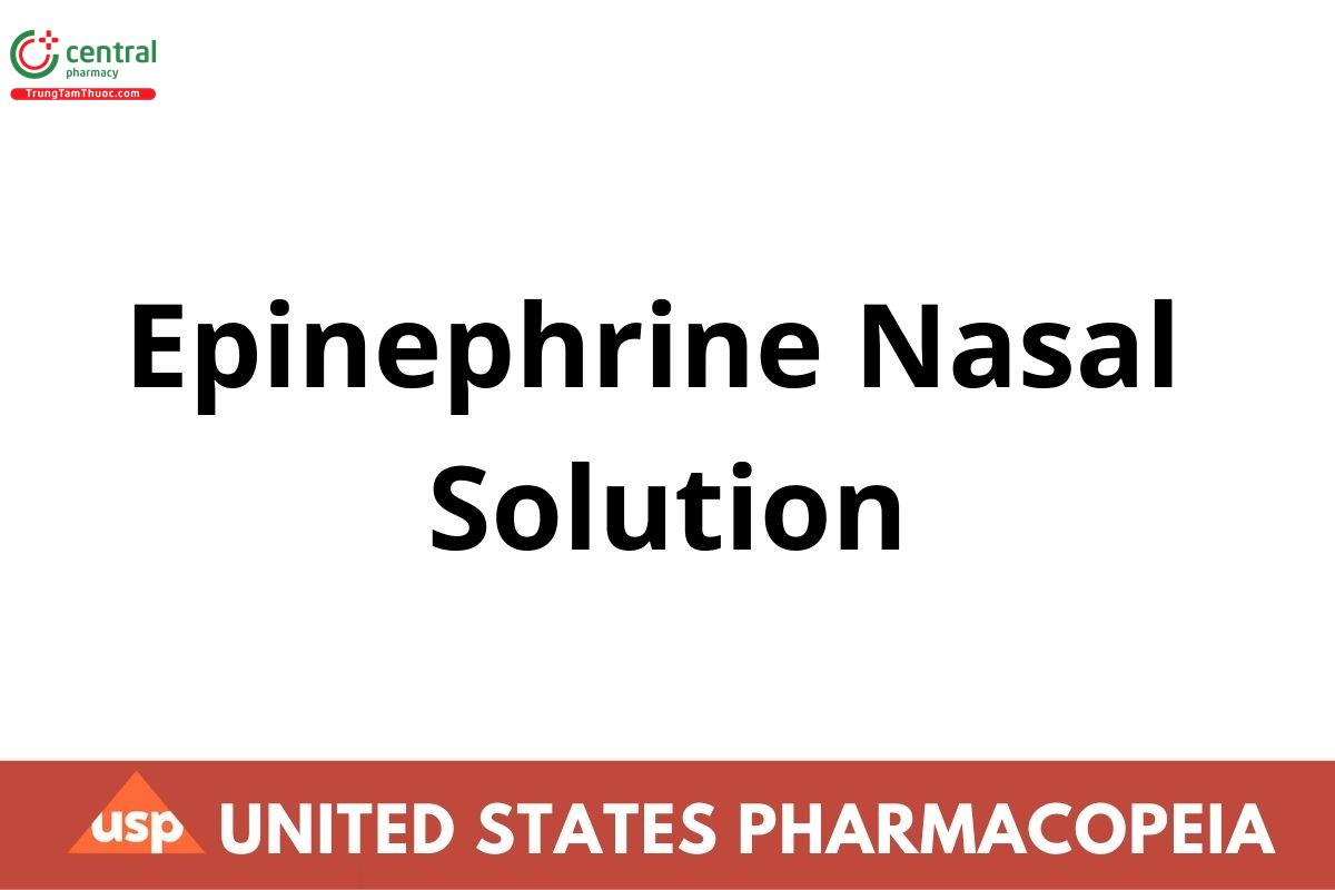 Epinephrine Nasal Solution