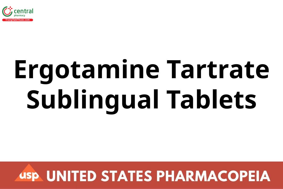 Ergotamine Tartrate Sublingual Tablets
