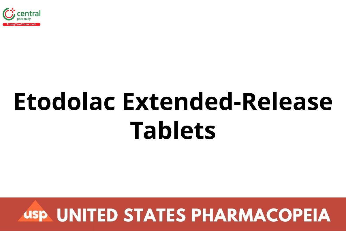 Etodolac Extended-Release Tablets