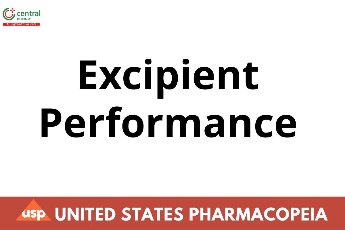 Excipient Performance