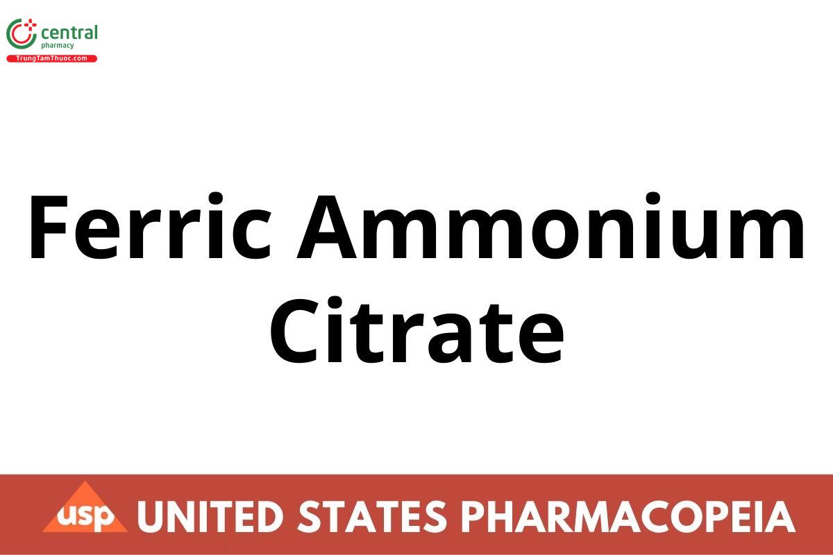 Ferric Ammonium Citrate