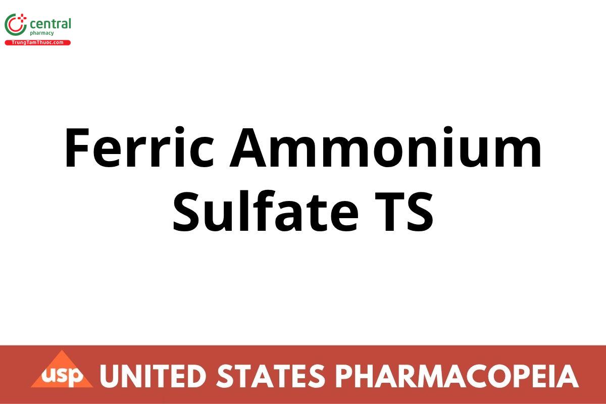 Ferric Ammonium Sulfate TS