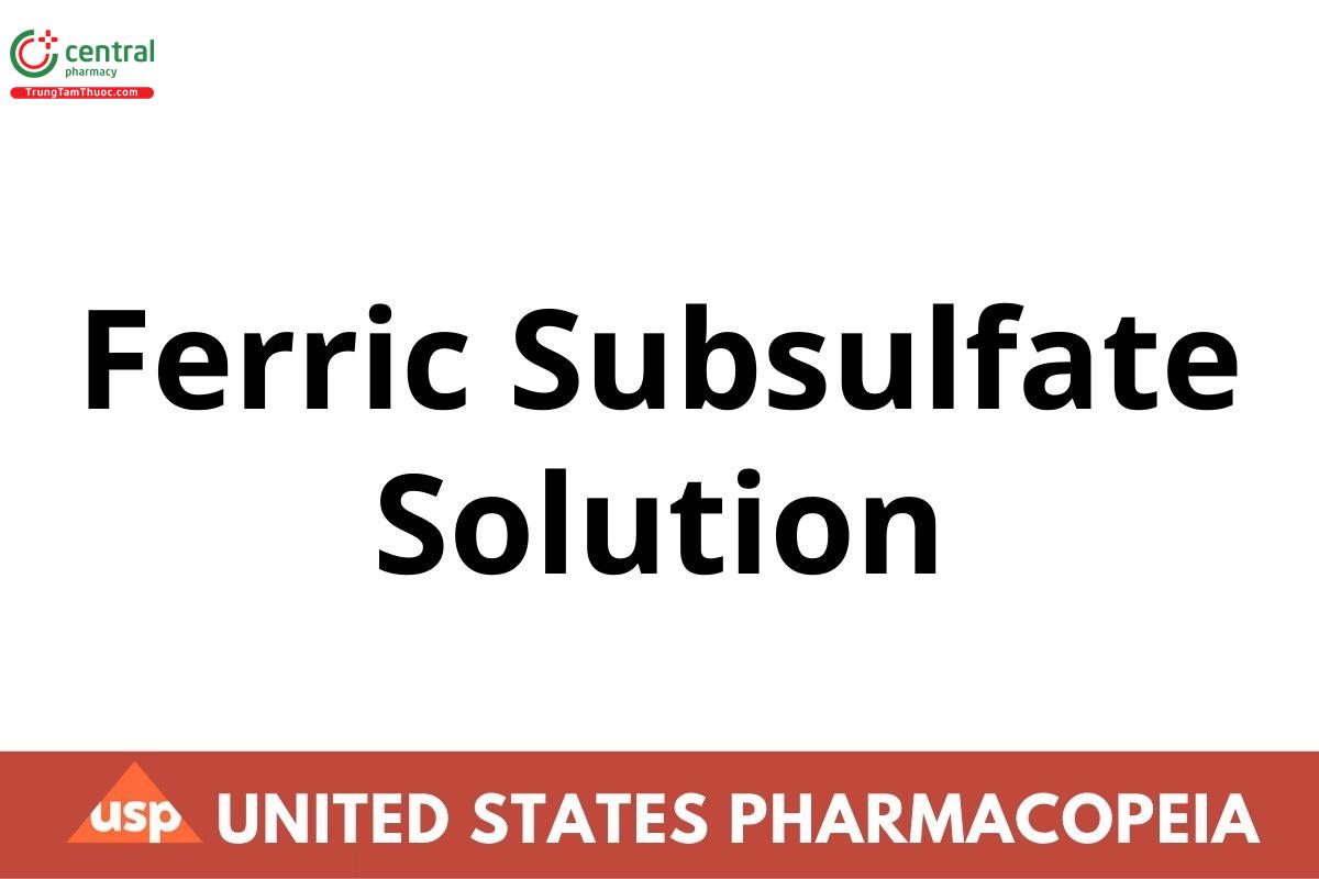 Ferric Subsulfate Solution