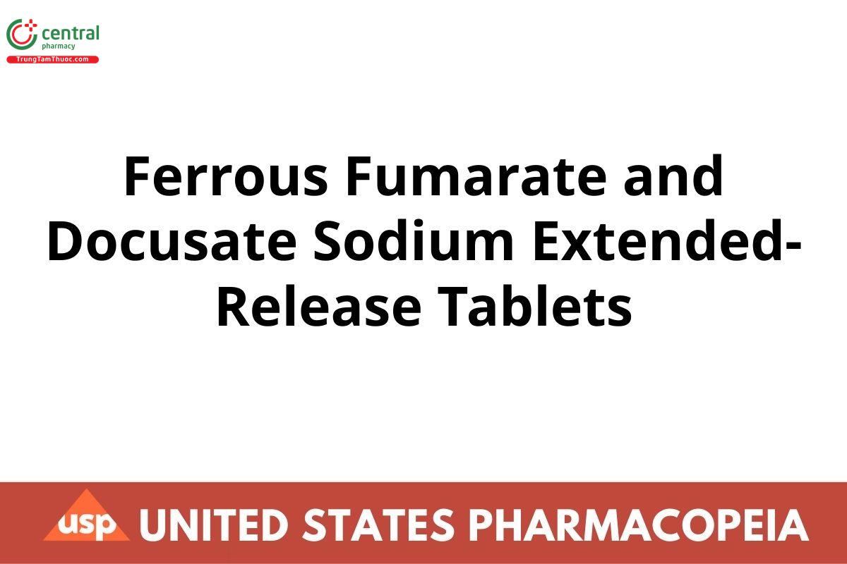 Ferrous Fumarate and Docusate Sodium Extended-Release Tablets