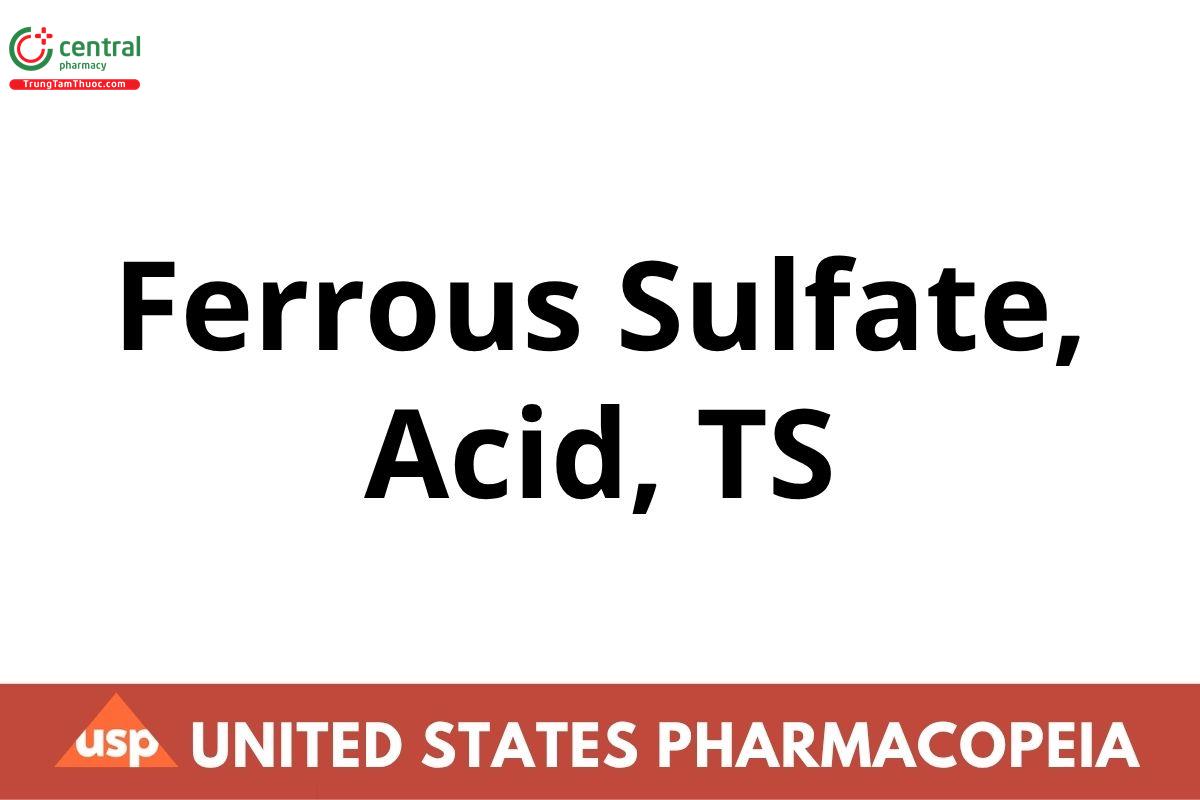 Ferrous Sulfate, Acid, TS