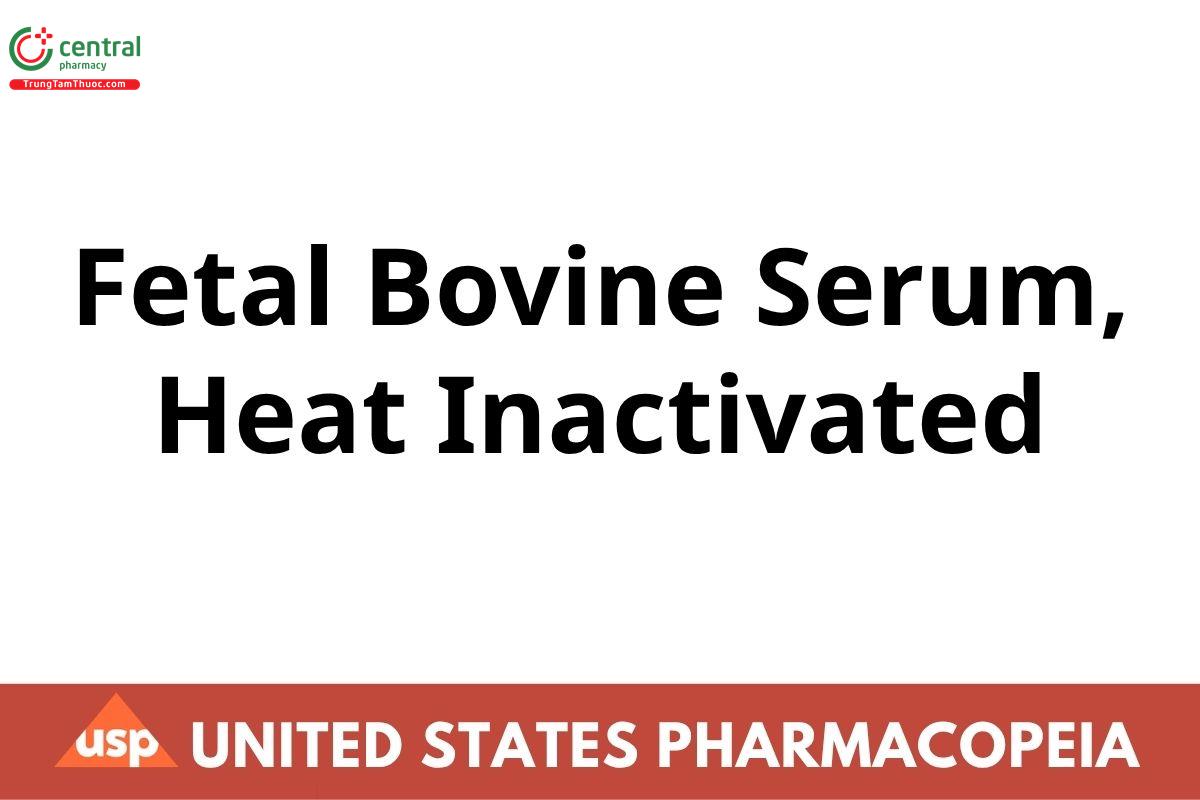 Fetal Bovine Serum, Heat Inactivated
