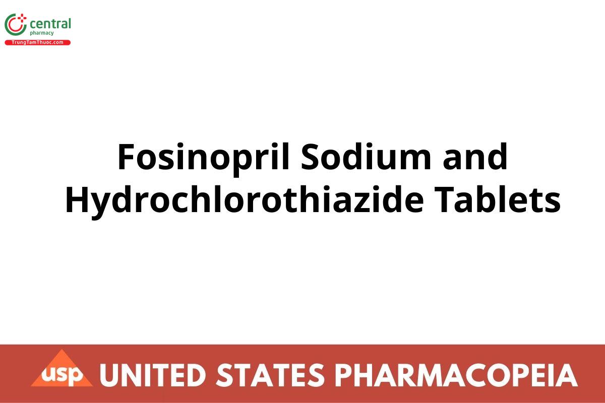 Fosinopril Sodium and Hydrochlorothiazide Tablets