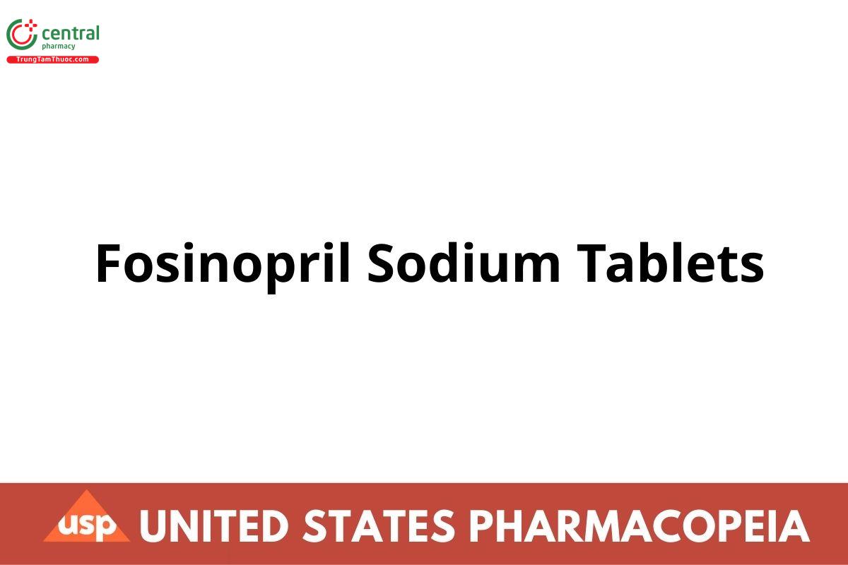 Fosinopril Sodium Tablets