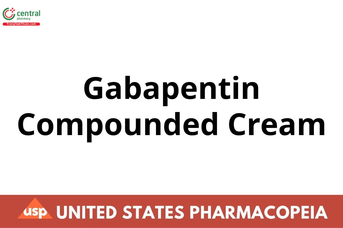 Gabapentin Compounded Cream