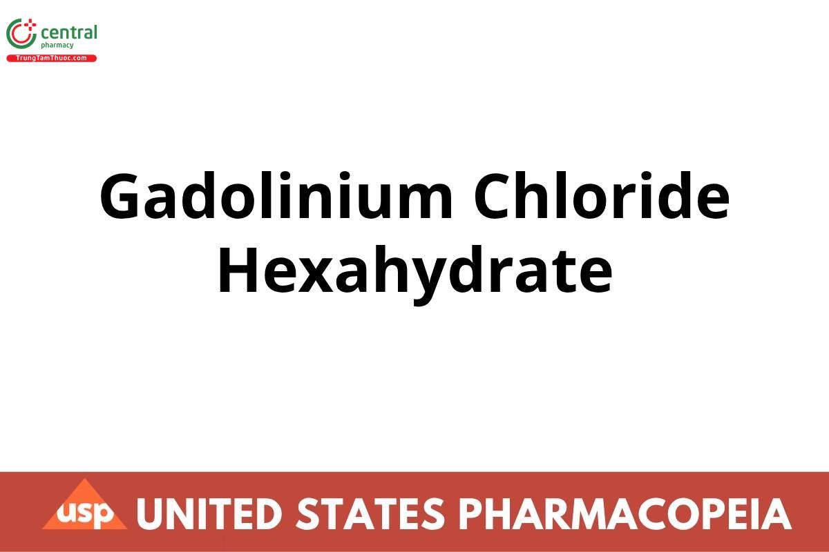 Gadolinium Chloride Hexahydrate