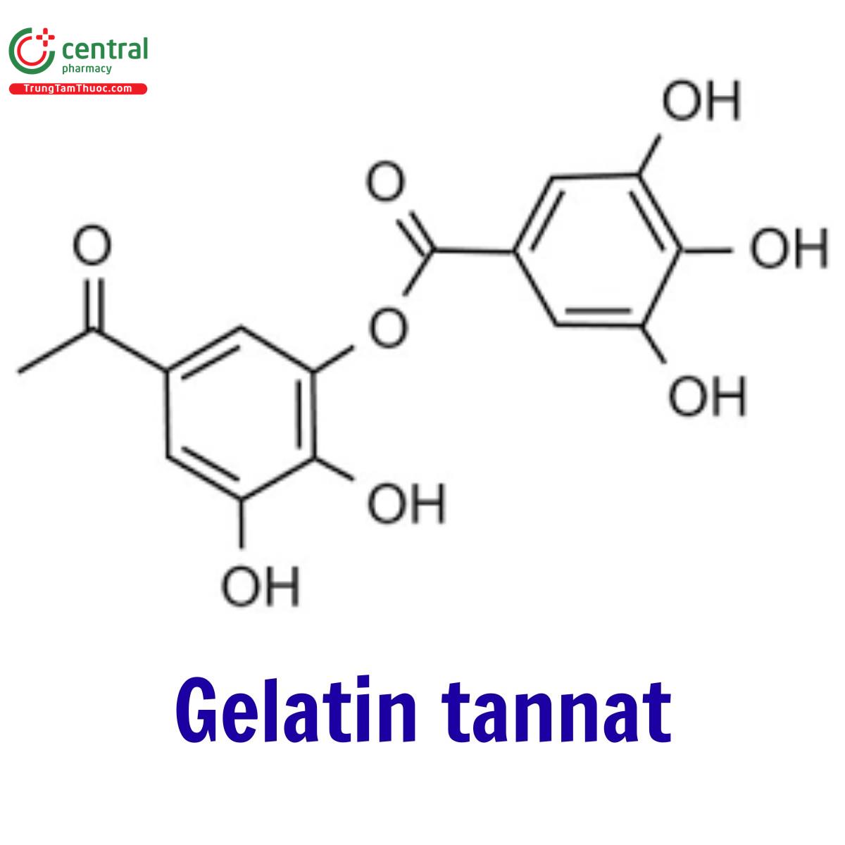 Gelatin tannat