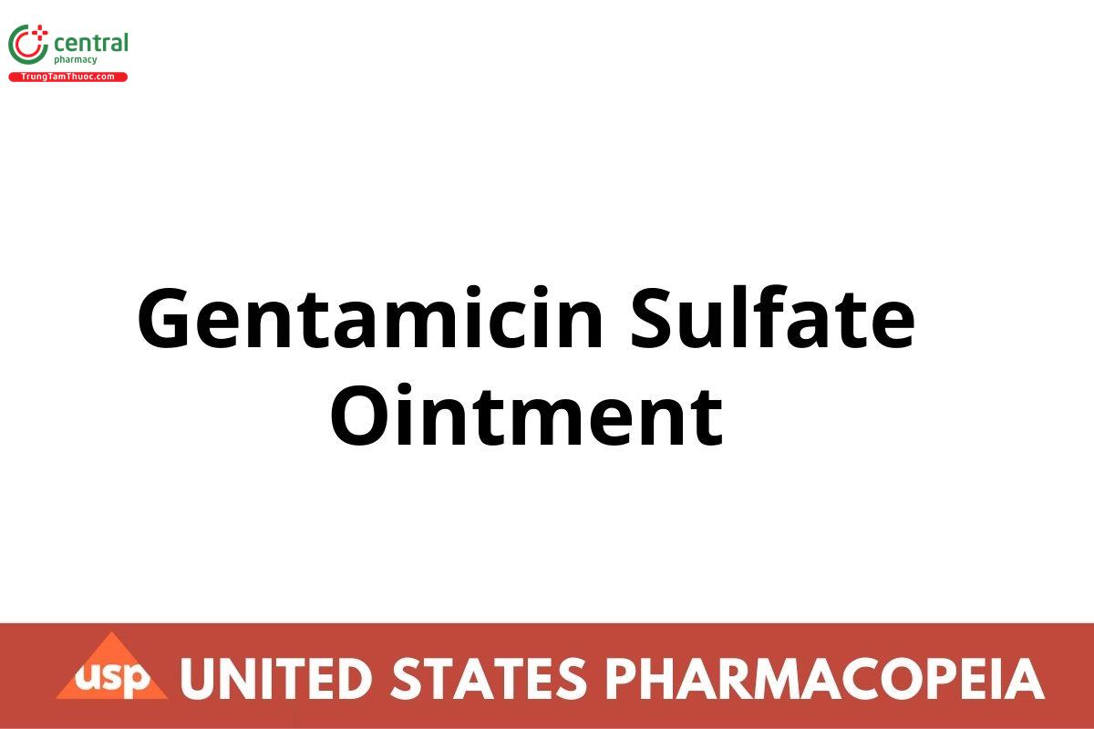Gentamicin Sulfate Ointment