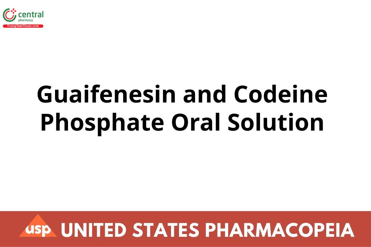 Guaifenesin and Codeine Phosphate Oral Solution