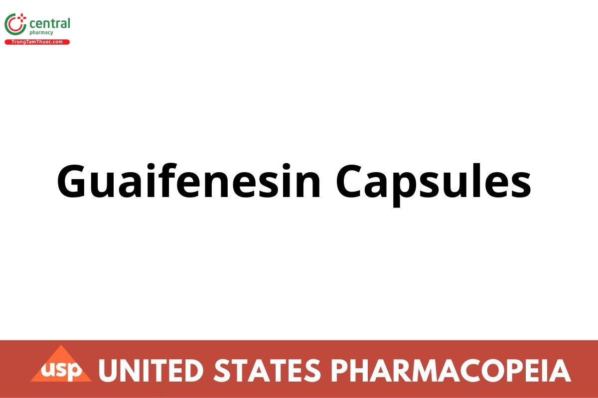 Guaifenesin Capsules