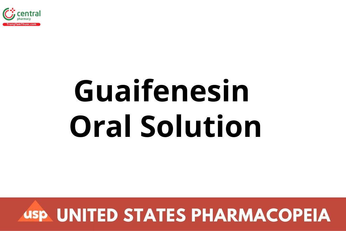 Guaifenesin  Oral Solution