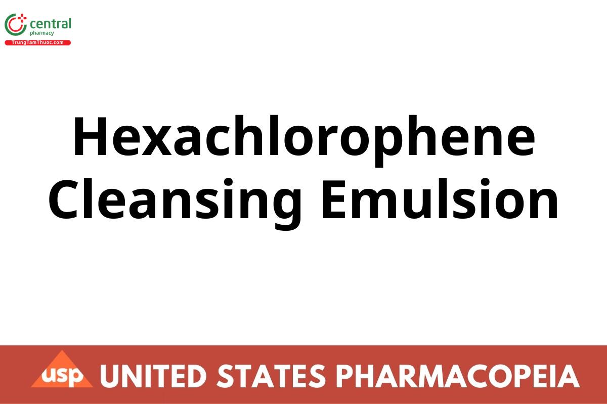 Hexachlorophene Cleansing Emulsion