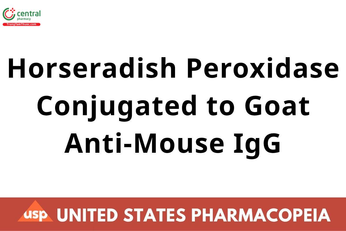 Horseradish Peroxidase Conjugated to Goat Anti-Mouse IgG